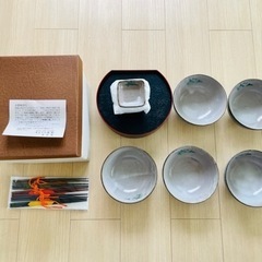 【新品未使用】ご飯茶碗　お椀・小皿・お盆・箸の計20点セット