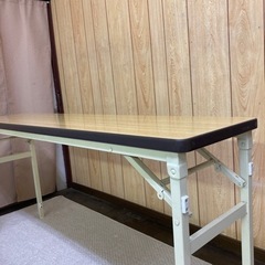 くもん教室で使っていた学習用長テーブル　150×35×70 普通...
