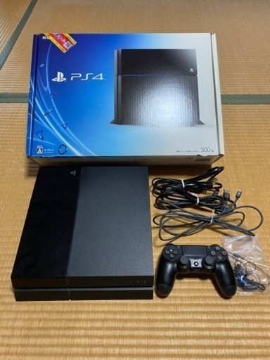 PS4本体 CUH-1100A B01 JET BLACK コントローラー2つ