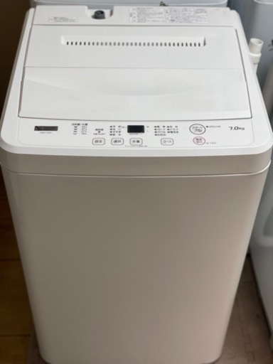 送料・設置込み　洗濯機　7kg ヤマダ　2020年