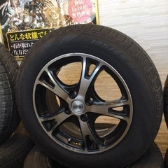 【✨スノータイヤ❗️コンパクトカー❗️ノート❗️フリード❗️100❗️4穴❗️6.0J❗️＋60❗️✨】WORK 15インチタイヤホイールセット （185/65R15）
