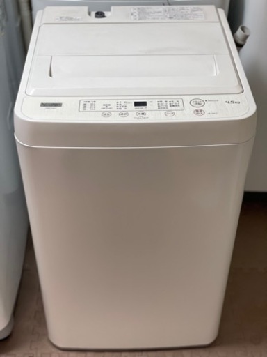 送料・設置込み　洗濯機　4.5kg ヤマダ　2020年