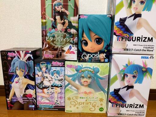 初音ミク　フィギュアセット6種類7体セット(無料サービス対象商品)