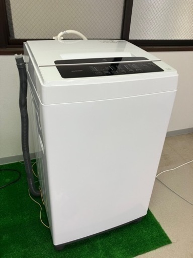 【中古品】全自動洗濯機 アイリスオーヤマ IAW-T602E 2021年製 通電確認済み