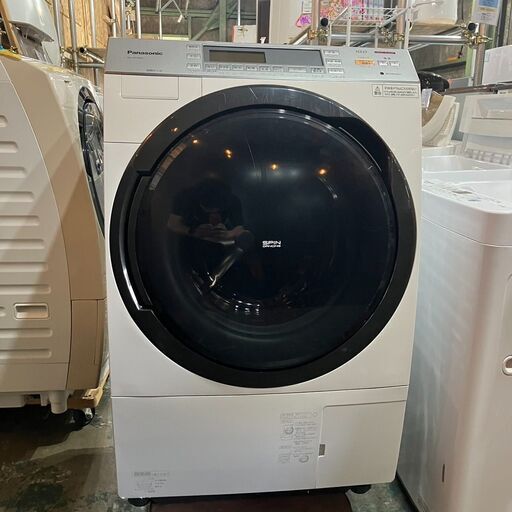 Panasonic パナソニック ドラム式 洗濯機 乾燥機 洗濯10.0kg / 乾燥6.0kg  NA-VX7600L 2016年製 50Hz／60Hz 左開き ●E055M853