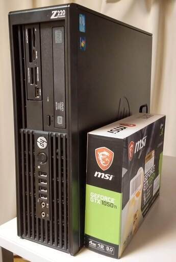 ★目黒区近郊お届け相談可★　MSI GTX1050Ti 4GB LP/ SSDで高速起動