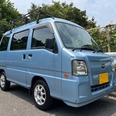 平成22年 サンバー バン TV1 ブルー 2WD AT PW ...