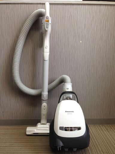 ◆ 通電/動作確認済み パナソニック 電気掃除機 紙パック式 家庭用 MC-PL15AE1-W 中古品