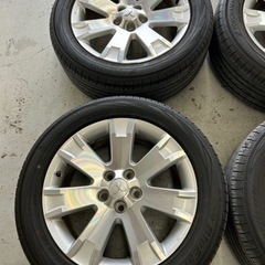 デリカD：5 純正アルミホイール　18インチ　夏タイヤ付き