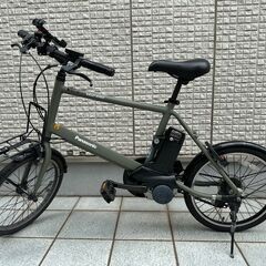 電動アシスト自転車 Panasonic ベロスターミニ マットオリーブ