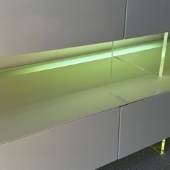 重厚アクリル　ウレタン塗装　TVボード　チェスト　収納　オフィス