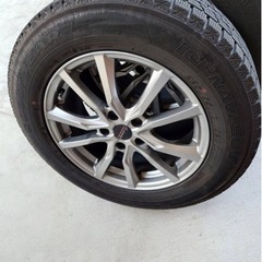 エクストレイル 純正マフラー スタッドレスタイヤ アルミホイル