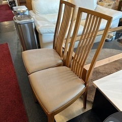 Karimoku ハイバック　ダイニングチェア　2脚セット　1️⃣