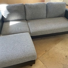 061905 オットマン付 3人掛けソファ