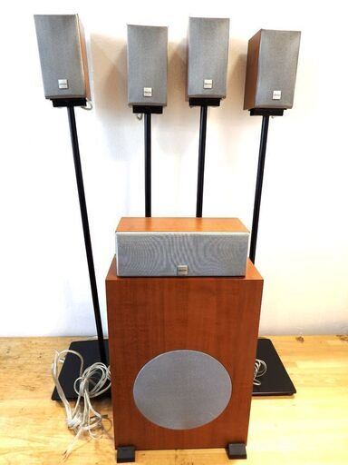 新札幌 動作品 DENON DSW-70/SC-C70/SC-A70 スピーカーセット スピーカースタンド付き / 1823