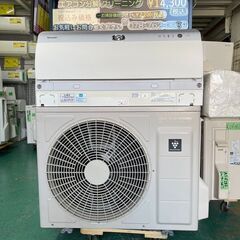K04280 2018年製 シャープ 中古エアコン 主に18畳用 冷房能力 5.6KW ／