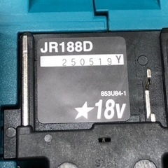 未使用品●makitaコードレスレシプロソーJR188DZK●SC●