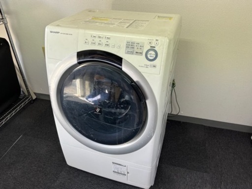 SHARP シャープ ドラム式電気洗濯乾燥機 ES-S7A-WL 2016年製