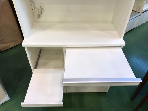 【愛品館八千代店】松田家具　スライド扉キッチンボード　980