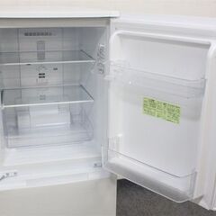 高年式!2022年製!SHARP/シャープ 2ドア冷凍冷蔵庫 152L メガフリーザー つけかえどっちもドア SJ-D15H-W 中古家電 店頭引取歓迎 ■R7277