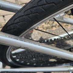 [再掲](クロスバイク)シルバー (防犯登録済み)