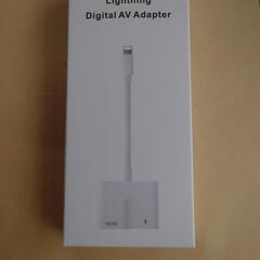 HDMI→lightning変換アダプター