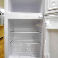 【高年式】ハイアール 2ドア冷蔵庫 BR-85A 85L 2022年製 冷蔵庫 ホワイト BR-85A-W [幅47.4cm /85L /2ドア /右開きタイプ /2021