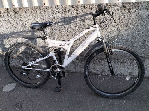 売約済みですm(_ _)m【札幌市内配達無料】【防犯登録料込】中古車　MTB　アメリンイーグル　ちょっとカスタム　26インチ　3x６段切り替え