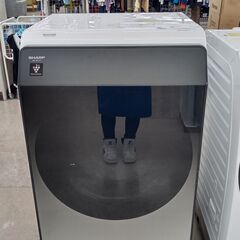 シャープ 洗濯機 洗濯乾燥機 ガラストップ 穴なし槽 インバーター 