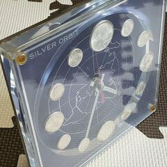 レトロな古銭置時計