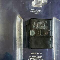 レトロな古銭置時計