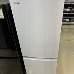 TOSHIBA?ガラス棚＆LED照明?153L冷蔵庫7731