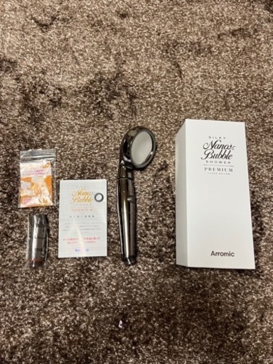 ジャパネット シャワーヘッド アラミック　 シルキーナノバブルシャワープレミアム
