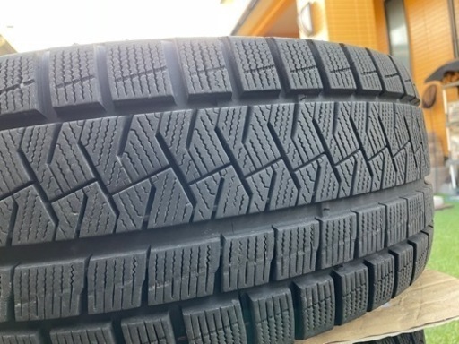 トヨタ 86 スバル BRZ 17x7JJ+48 5H100 純正ホイール 215/45R17 スタッドレスタイヤ 4本 中古