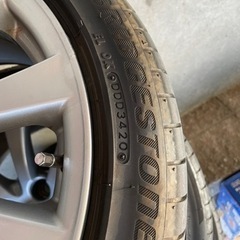 レクサス LEXUS IS250 17×8JJ+45 5H114.3 純正ホイール 215/45R17 タイヤ4