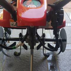 電動ミニ耕運機 Curvo くるぼ ET40NR(赤) 本格ナタ爪 オカネツ工業