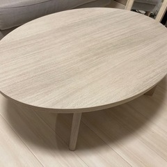 テーブル 北欧 丸 円形 ホワイト 白 ローテーブル