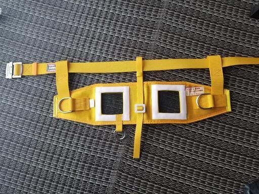涼しい　法面　メッシュ安全帯　熱中症対策