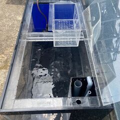 アクリル水槽 大型水槽 黒帯120×60×60 アクリル水槽 大型水槽 黒帯120×60×60