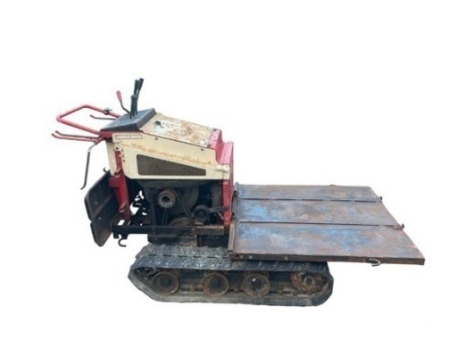 ☆値下げ☆ヤンマー YANMAR クローラー改造運搬車 ディーゼル NFA60-J 6馬力 積載量300kg 土木 建築 農機具 中古 動作OK