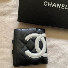 CHANEL シャネル　カンボン　二つ折り財布