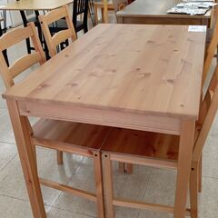 ★ジモティ割あり★ IKEA ダイニングセット 茶 H73.5×D74×W118 クリーニング済み TJ1162 ☆ジモティ割あり☆ IKEA ダイニングセット 茶 H73.5×D74×W118