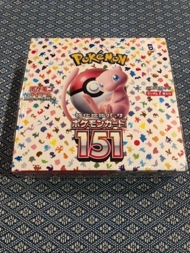 ポケモンカード151 シュリンク付き 1BOX