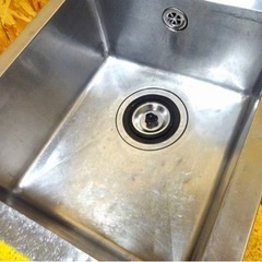 1019-0) 業務用 ステンレス 1槽シンク W500D600H800BG90 中古品 一槽 1