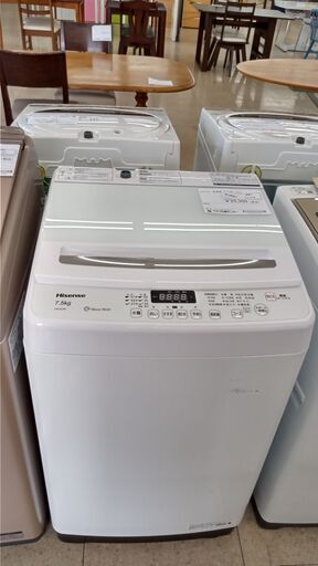 ★ジモティ割あり★ Hisense 洗濯機 7.5ｋｇ 21年製 動作確認／クリーニング済み TJ1172