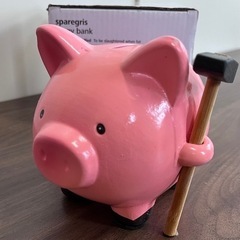 陶器・豚の貯金箱