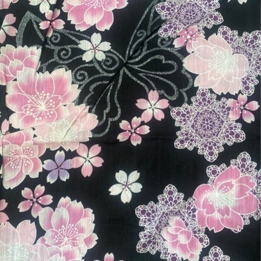 イトーヨーカドー 恋浴衣 恋ゆかた ブラック ラメ