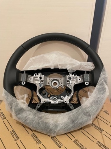 プラド150系純正ステアリング（マットブラックエディション）