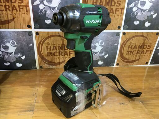 ハイコーキ WH18DC インパクトドライバ 18V マルチボルト バッテリー×2