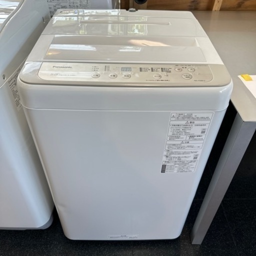 洗濯機　パナソニック　5Kg 2020年製